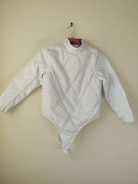 Absolute Fencing Youth White Quilted Fencing Jacket